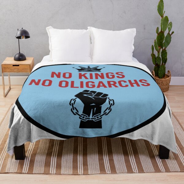 Item preview, No Kings No Oligarchs designed and sold by Owcomm.