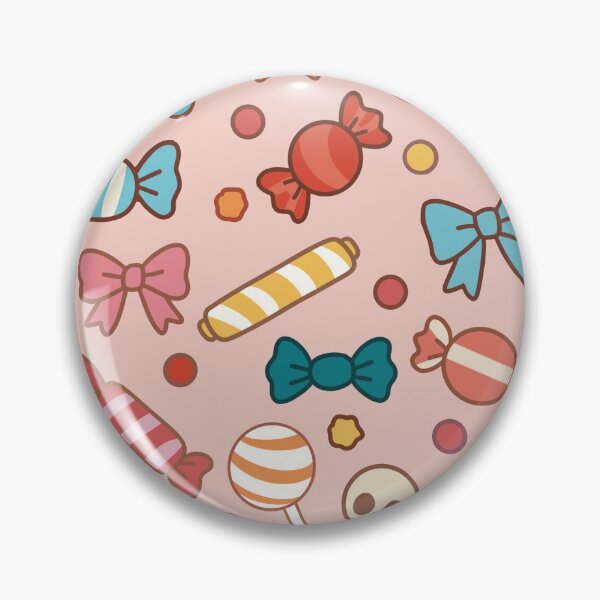 Item preview, Cute Candy and Bows Pattern – Sweet Pastel Kawaii designed and sold by CowlyCryptik.