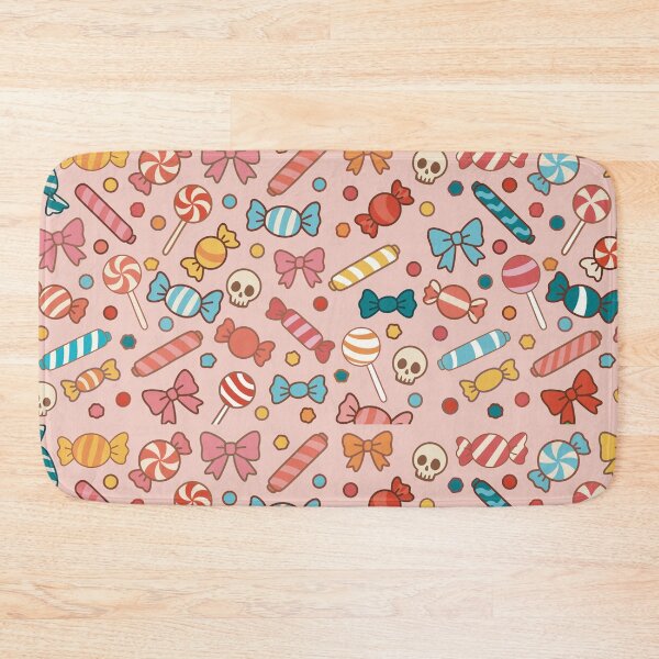 Item preview, Cute Candy and Bows Pattern – Sweet Pastel Kawaii designed and sold by CowlyCryptik.