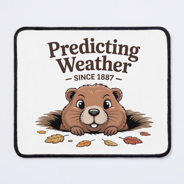 Item preview, Predicting Weather Since 1887, Funny Groundhog Design designed and sold by Bliss Find And Design.