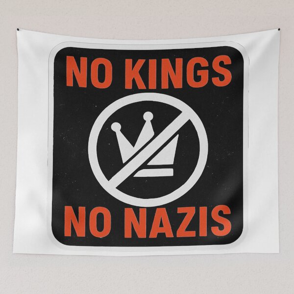 Item preview, No Kings No Nazis Anti-Fascist designed and sold by Owcomm.