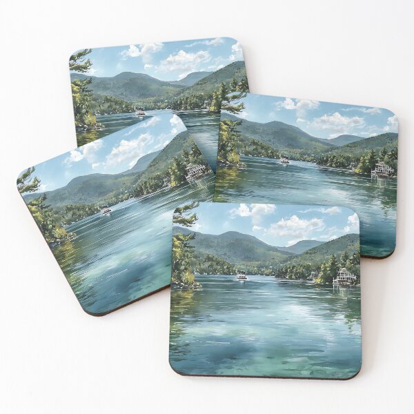 Item preview, Serene Horizon at Lake George designed and sold by daila70.