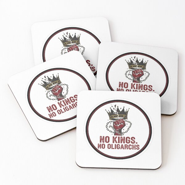 Item preview, No Kings No Oligarchs designed and sold by Owcomm.