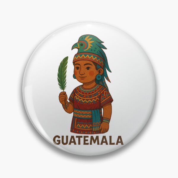 Item preview, Día de la Cultura Guatemala Mayan-Inspired Character designed and sold by kidcartoon.