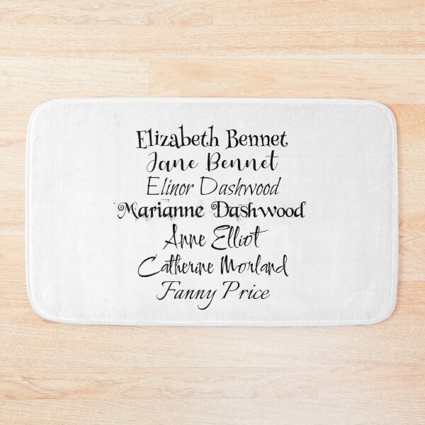 Item preview, Jane Austen heroines designed and sold by introvertcafe.
