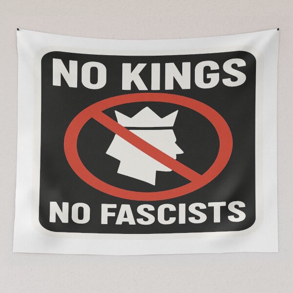 Item preview, No Kings No Fascists designed and sold by Owcomm.