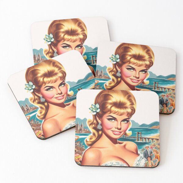 Item preview, Cute Retro Blonde Pin-up designed and sold by PulpVintage.