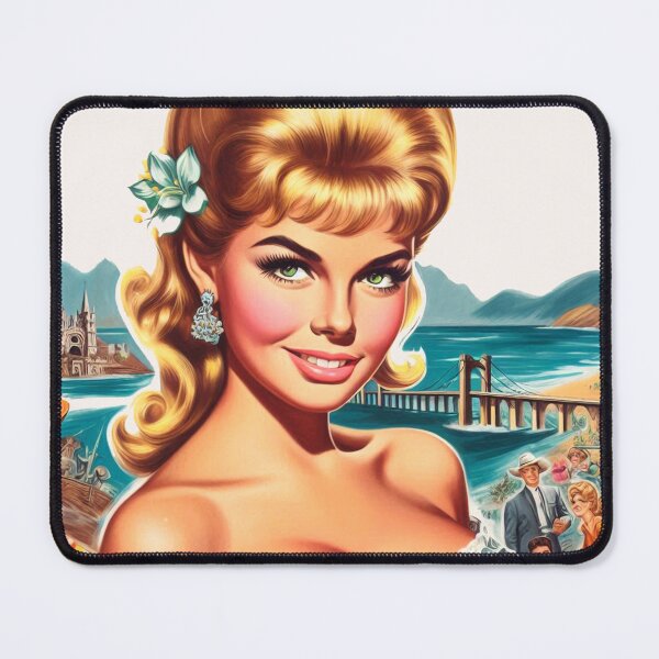 Item preview, Cute Retro Blonde Pin-up designed and sold by PulpVintage.