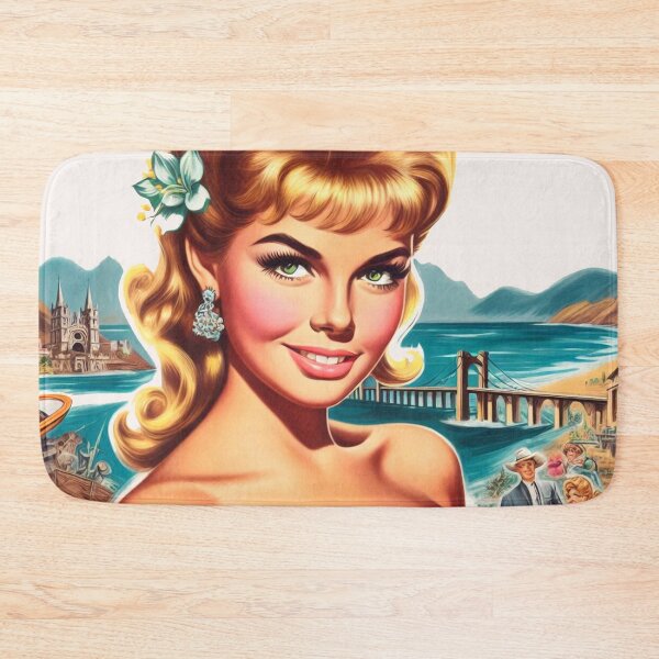 Item preview, Cute Retro Blonde Pin-up designed and sold by PulpVintage.