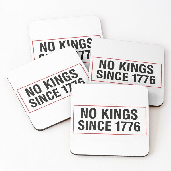 Item preview, No Kings Since 1776 American Patriot Political Slogan designed and sold by Owcomm.