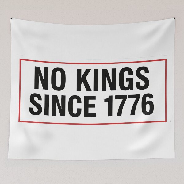Item preview, No Kings Since 1776 American Patriot Political Slogan designed and sold by Owcomm.