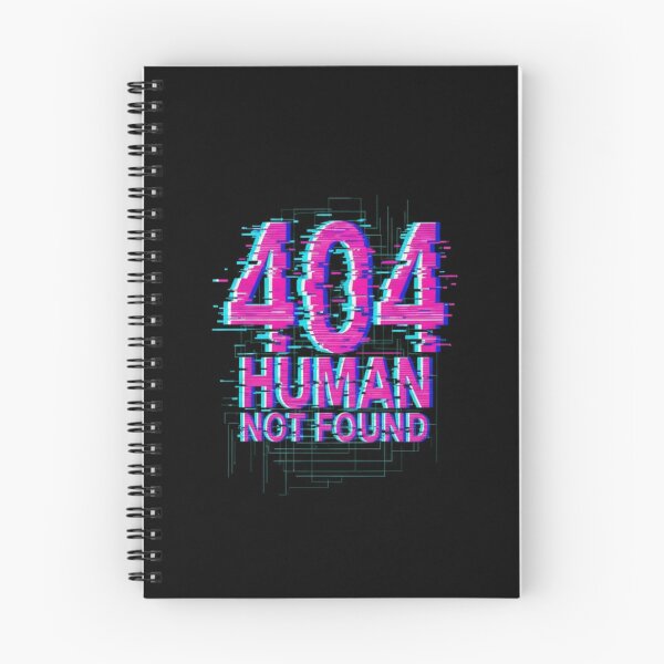 Item preview, ​404 Human Not Found Glitch Art designed and sold by Pitujuck Kachanond.