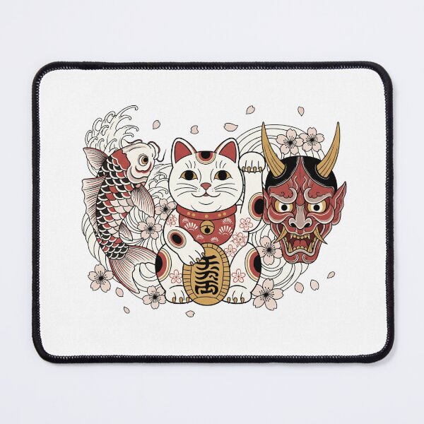Item preview, Japanese Cat Tattoo Flash Sheet designed and sold by Apex Designs.