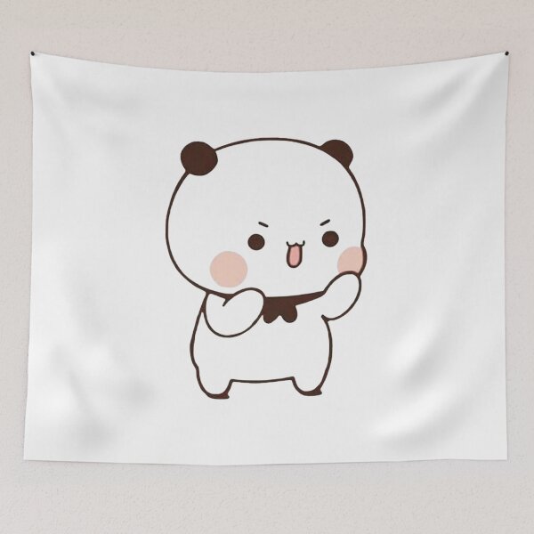 Item preview, Cute funny humor holiday birthday gift lovely cats friend girlfriend Panda Bear Brownie Sugar BuBu DuDu Mochi Milk peach Valentine xmas goma Couple v01 designed and sold by OceanLiveArts.