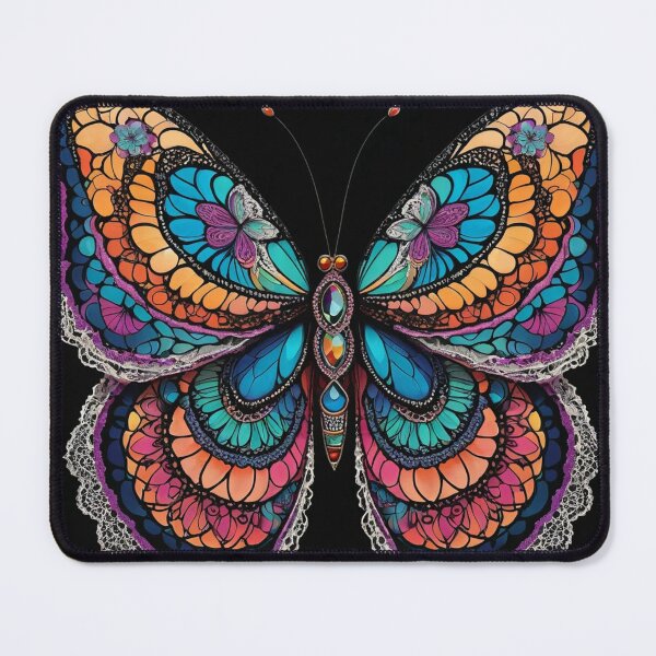 Item preview, Vibrant Butterfly with Intricate Patterns designed and sold by InezPhotography.