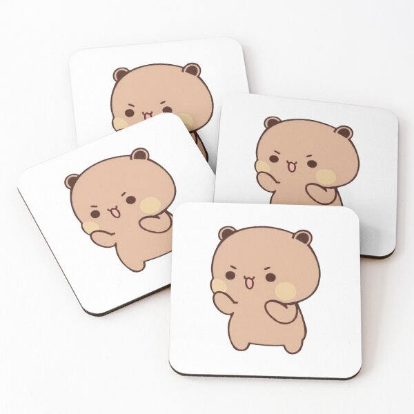 Item preview, Cute funny humor holiday birthday gift lovely cats friend girlfriend Panda Bear Brownie Sugar BuBu DuDu Mochi Milk peach Valentine xmas goma Couple v02 designed and sold by OceanLiveArts.