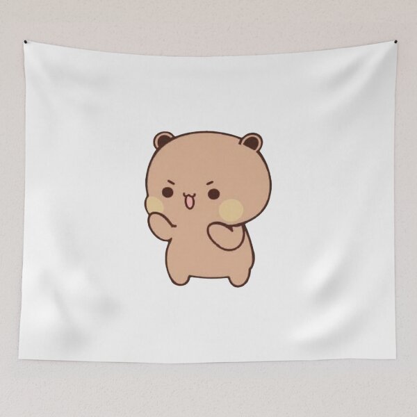 Item preview, Cute funny humor holiday birthday gift lovely cats friend girlfriend Panda Bear Brownie Sugar BuBu DuDu Mochi Milk peach Valentine xmas goma Couple v02 designed and sold by OceanLiveArts.