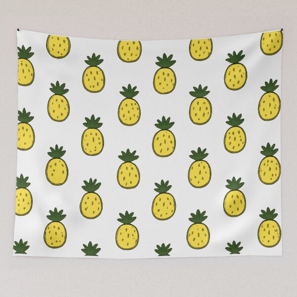 Item preview, Cute Pineapple Seamless Pattern designed and sold by SassyArtistry.