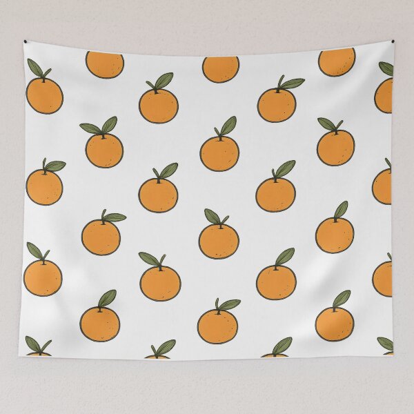 Item preview, Cute Orange Seamless Pattern designed and sold by SassyArtistry.