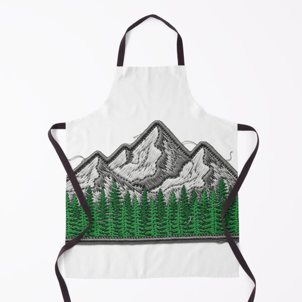 Item preview, Mountain Forest Patch Design – Nature Adventure designed and sold by RadResArt.