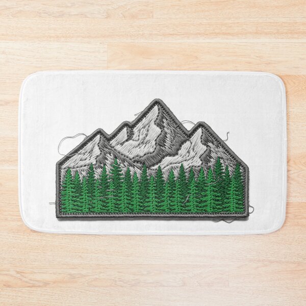 Item preview, Mountain Forest Patch Design – Nature Adventure designed and sold by RadResArt.