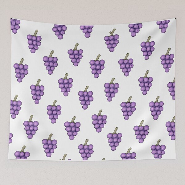 Item preview, Purple Grapes Seamless Pattern designed and sold by SassyArtistry.