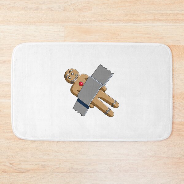 Item preview, Funny Gingerbread Man Duct Tape Art designed and sold by mikemike33.