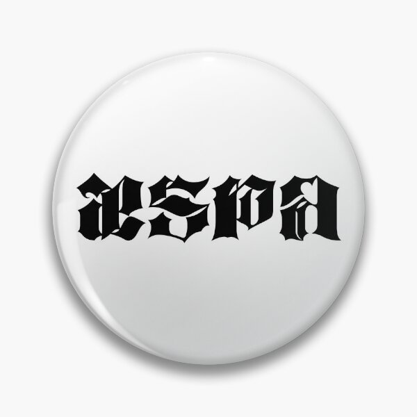 Item preview, aespa - Dirty Work aespa Logo (Black) designed and sold by Positive | K4U.