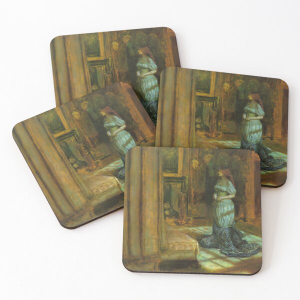 Item preview, The Eve of St Agnes - John Everett Millais 1863 designed and sold by forgottenbeauty.