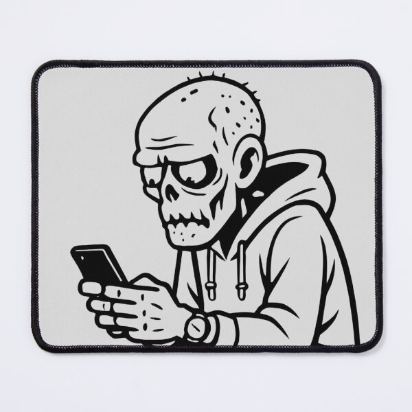 Artikelvorschau, Zombie mit Smartphone - Untoter mit Telefon entworfen und verkauft von NightTimeJ.