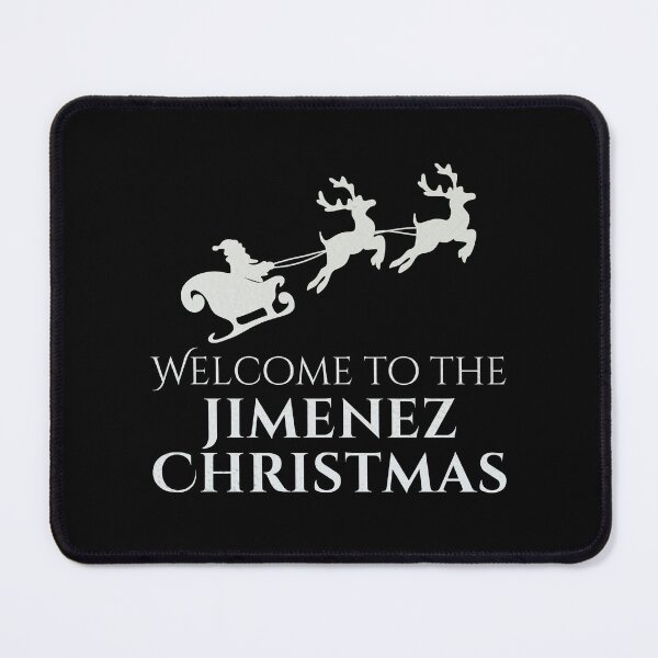 Item preview, Welcome to the Jimenez Christmas – Silver Family Name designed and sold by buglevel.
