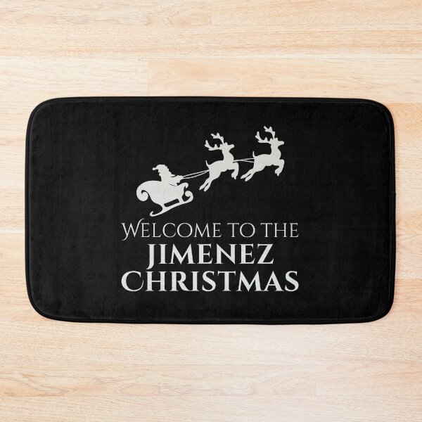 Item preview, Welcome to the Jimenez Christmas – Silver Family Name designed and sold by buglevel.