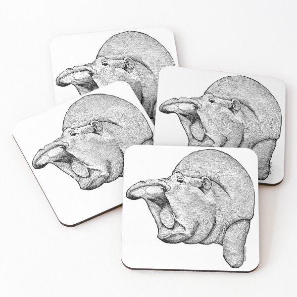 Item preview, Baby Hippo | Left, Sketch Opaque designed and sold by BugCreative.