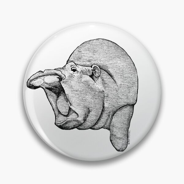 Item preview, Baby Hippo | Left, Sketch Transparent designed and sold by BugCreative.