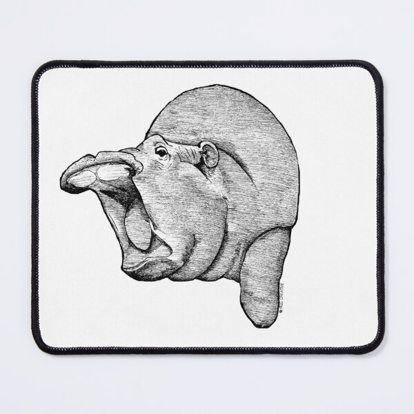 Item preview, Baby Hippo | Left, Sketch Transparent designed and sold by BugCreative.