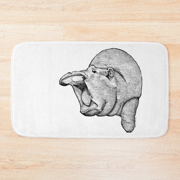 Item preview, Baby Hippo | Left, Sketch Transparent designed and sold by BugCreative.