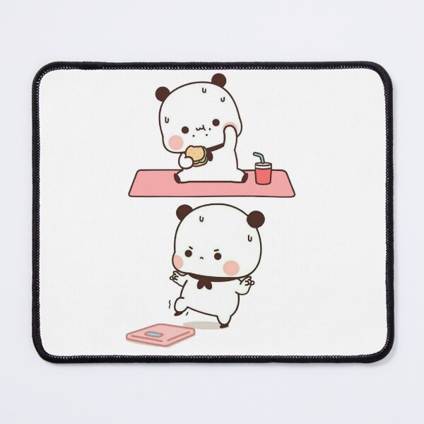 Item preview, Cute funny humor holiday birthday gift lovely cats friend girlfriend Panda Bear Brownie Sugar BuBu DuDu Mochi Milk peach Valentine xmas goma Couple v04 designed and sold by OceanLiveArts.