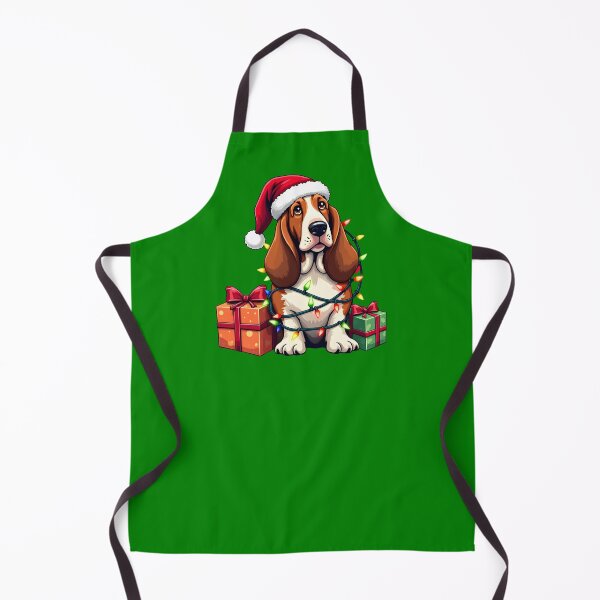 Item preview, Funny Christmas Basset Hound designed and sold by EstelleStar.