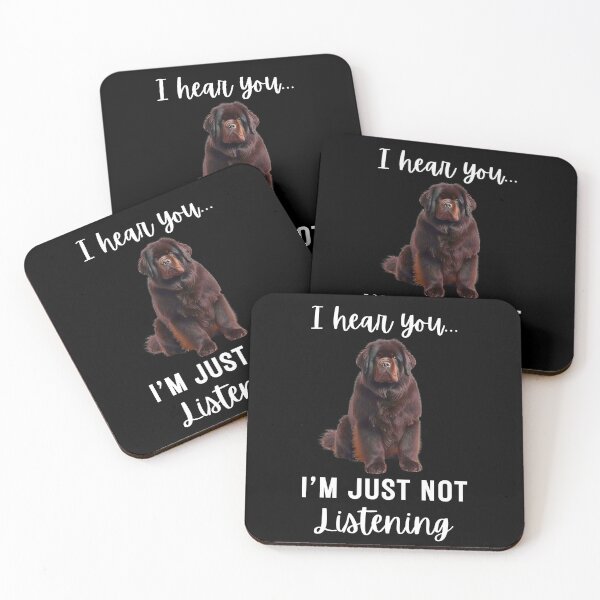 Item preview, Funny Tibetan Mastiff Design | Stubborn Dog “Not Listening” Quote designed and sold by Fredster1966.