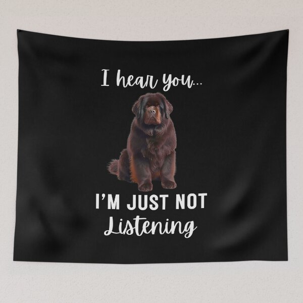Item preview, Funny Tibetan Mastiff Design | Stubborn Dog “Not Listening” Quote designed and sold by Fredster1966.