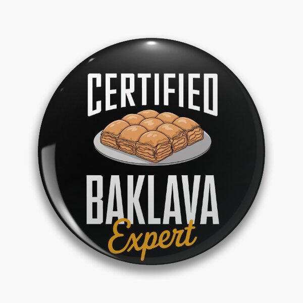 Item preview, Certified Baklava Expert Food Lover Men Women Kids designed and sold by rafaeltto.