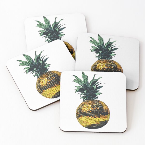 Item preview, Disco Pineapple – Retro Funk Fruit Illustration designed and sold by CleanLineStudio.