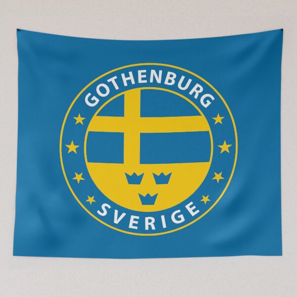 Item preview, Badge of Gothenburg, Sweden, Sverige designed and sold by almadigitalarts.
