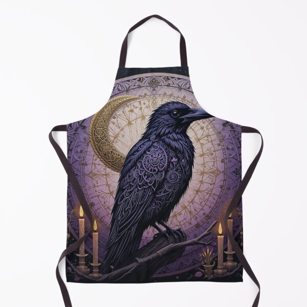Item preview, Mystical Raven and Crescent Moon designed and sold by InezPhotography.