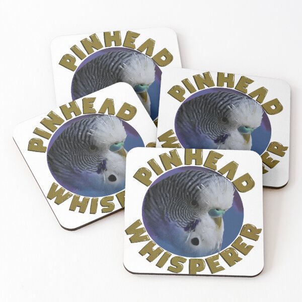 Item preview, Budgie Pinhead Whisperer - Cobalt designed and sold by KateVanFloofno1.