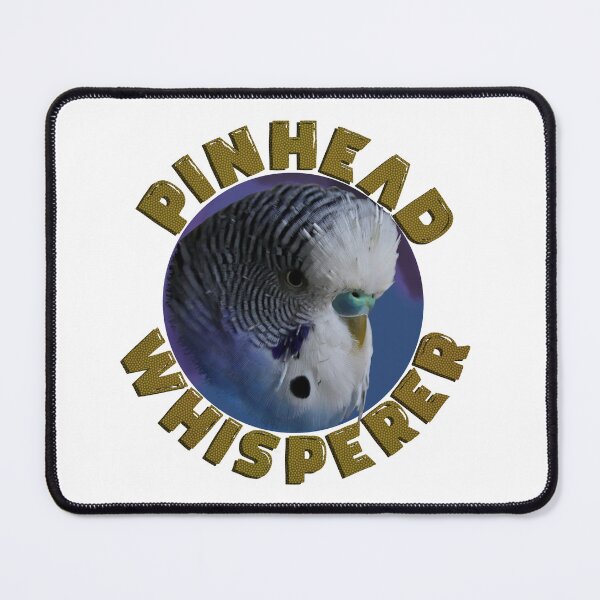 Item preview, Budgie Pinhead Whisperer - Cobalt designed and sold by KateVanFloofno1.