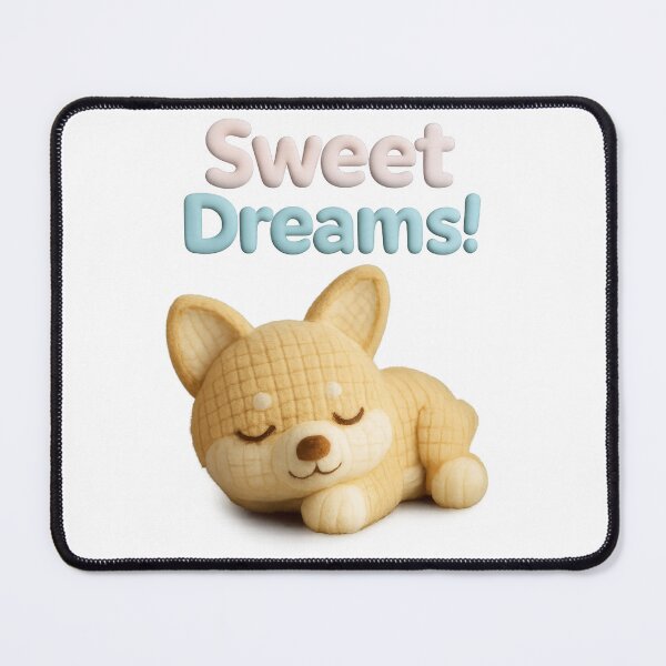 Item preview, Sleeping Corgi Amigurumi 3D Art Sweet Dreams Design designed and sold by Tiny Stitch World.