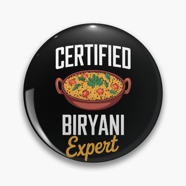 Item preview, Certified Biryani Expert Food Lover Men Women Kids designed and sold by rafaeltto.