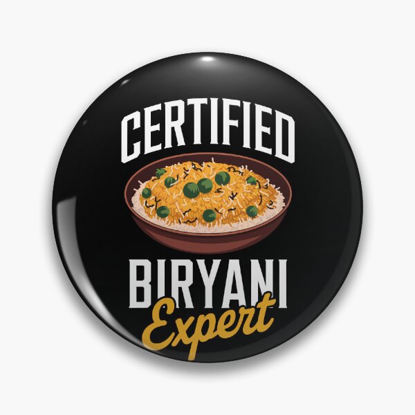 Item preview, Certified Biryani Expert Food Lover Men Women Kids designed and sold by rafaeltto.
