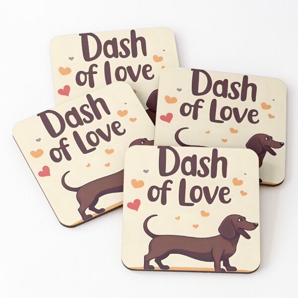 Item preview, Dachshund Shirt | Dash of Love Dog Tee designed and sold by aslya-top.